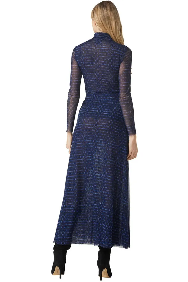 MISA Los Angeles Skirts and Shorts Women EKAT SKIRT Midnight Shibori
