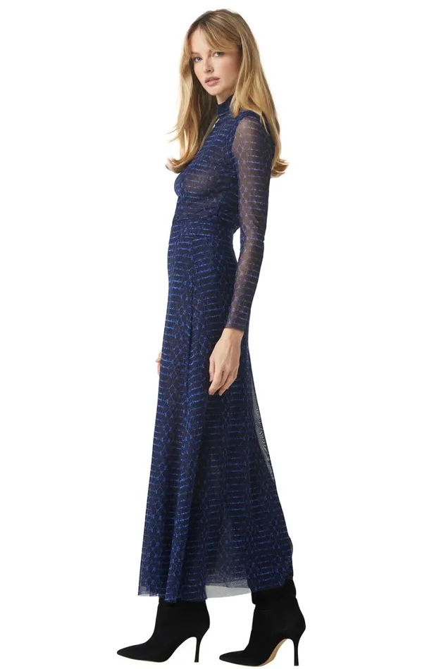 MISA Los Angeles Skirts and Shorts Women EKAT SKIRT Midnight Shibori