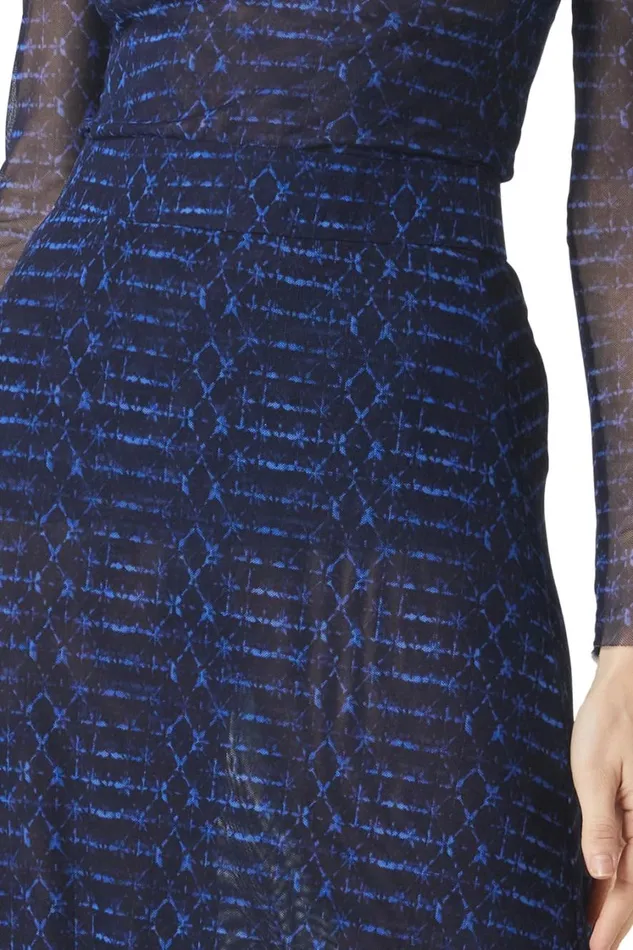 MISA Los Angeles Skirts and Shorts Women EKAT SKIRT Midnight Shibori