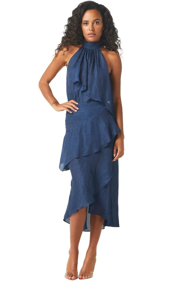 MISA Los Angeles Skirts and Shorts Women ODETTE SKIRT Cerulean Dot