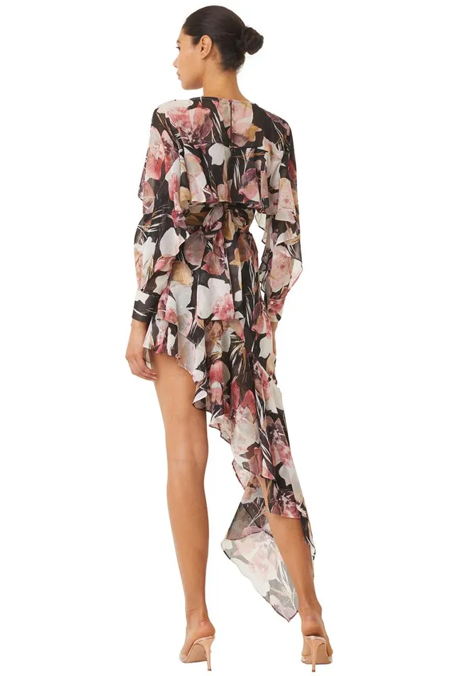 MISA Los Angeles Skirts and Shorts Women SKY SKIRT Flora Tropical Black