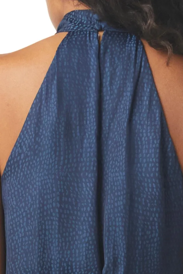 MISA Los Angeles Tops Women ANKA TOP Cerulean Dot