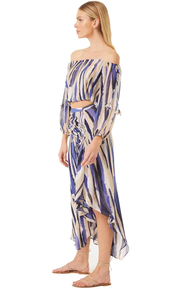 MISA Los Angeles Tops Women DALMA TOP Striped Instinct