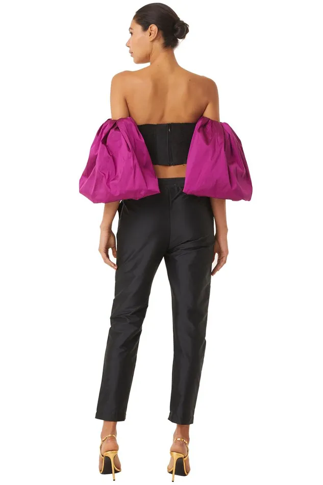 MISA Los Angeles Tops Women DITA TOP Blackmagenta