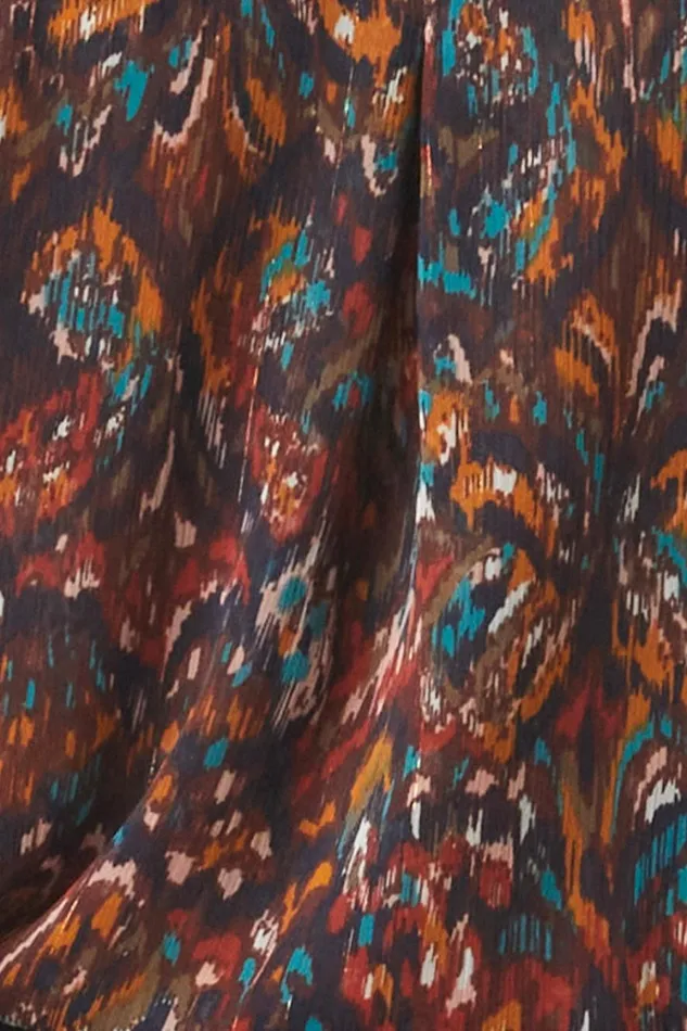 MISA Los Angeles Tops Women GIGI TOP Peacock Abstract