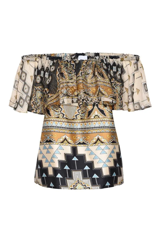 MISA Los Angeles Tops Women GRAZIELA TOP Alhambra Mosaic