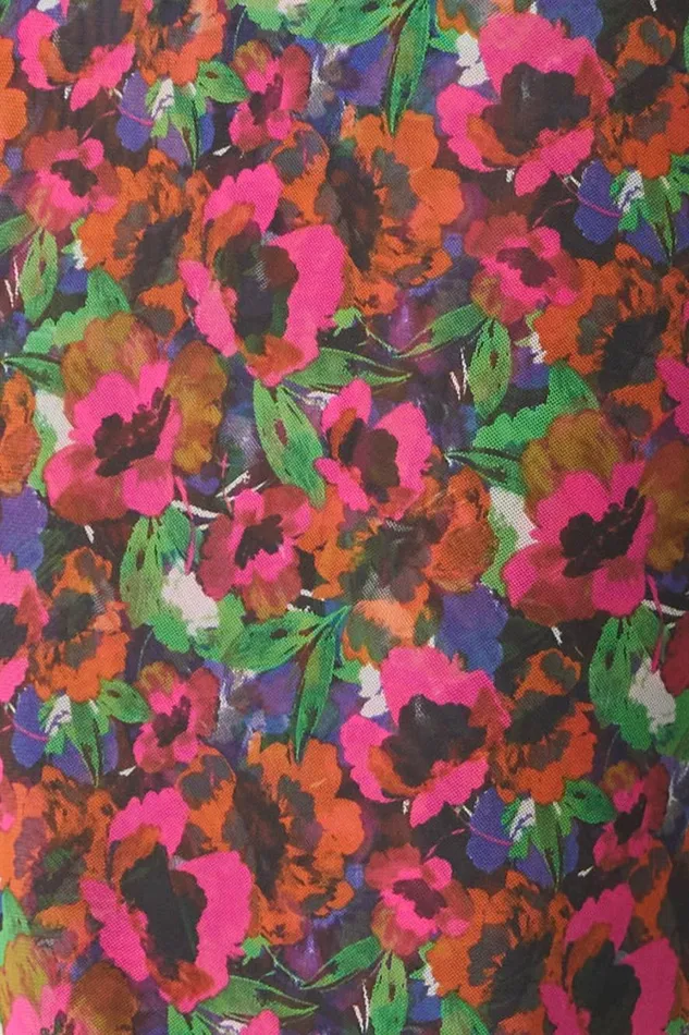 MISA Los Angeles Tops Women HAYWORTH BODYSUIT Jewel Tone Flora