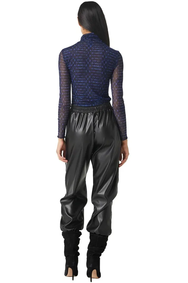 MISA Los Angeles Tops Women NADJA TOP Midnight Shibori