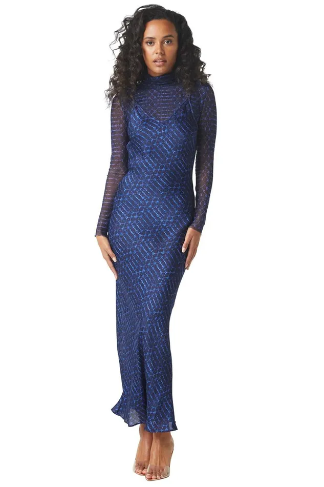 MISA Los Angeles Tops Women NADJA TOP Midnight Shibori