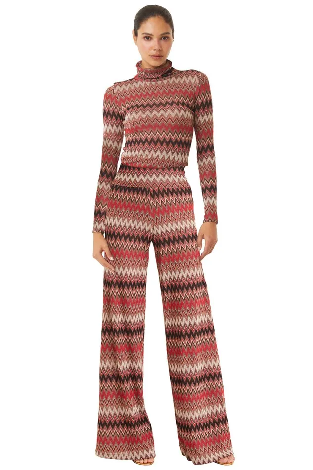 MISA Los Angeles Tops Women NADJA TOP Winter Chevron