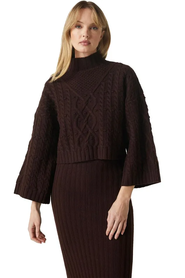 MISA Los Angeles Tops Women OONA SWEATER Hunter Green
