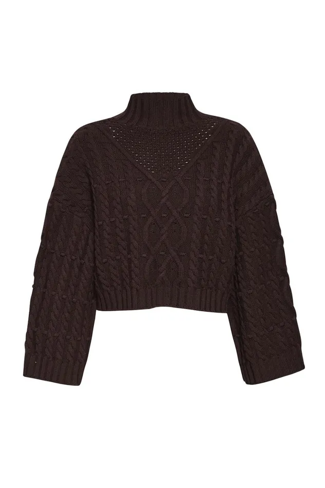MISA Los Angeles Tops Women OONA SWEATER Hunter Green