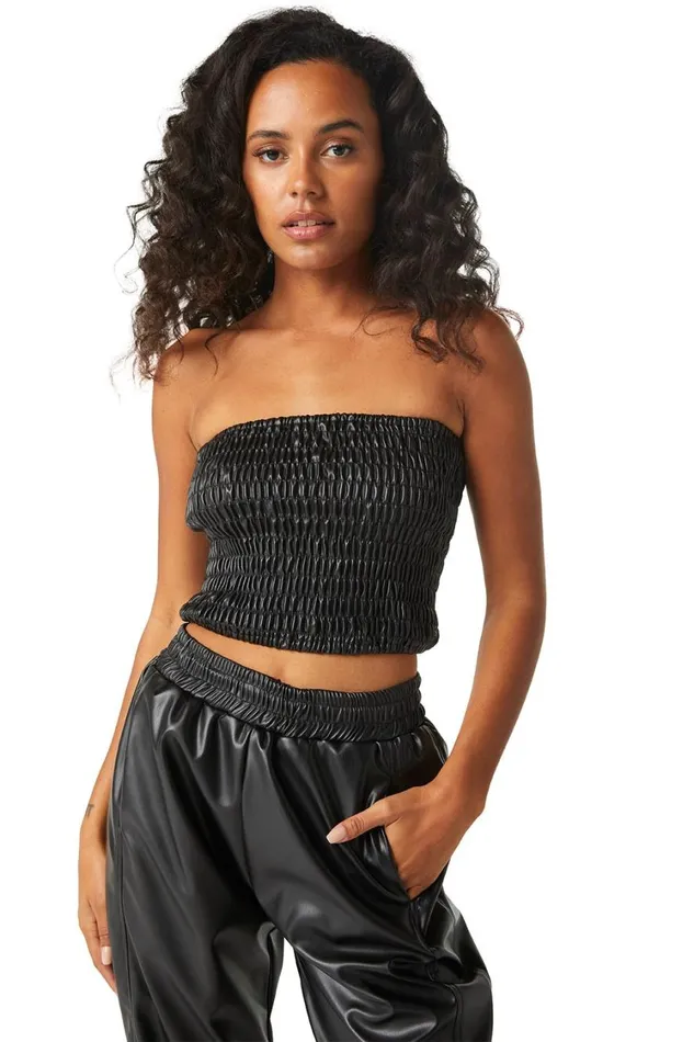 MISA Los Angeles Tops Women ROKSANA BANDEAU Black