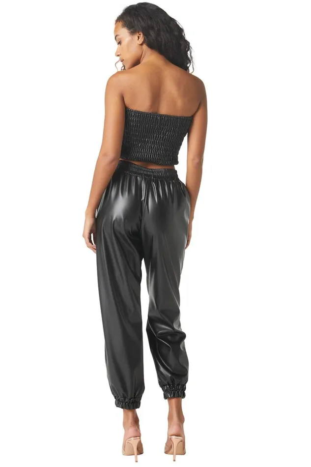 MISA Los Angeles Tops Women ROKSANA BANDEAU Black