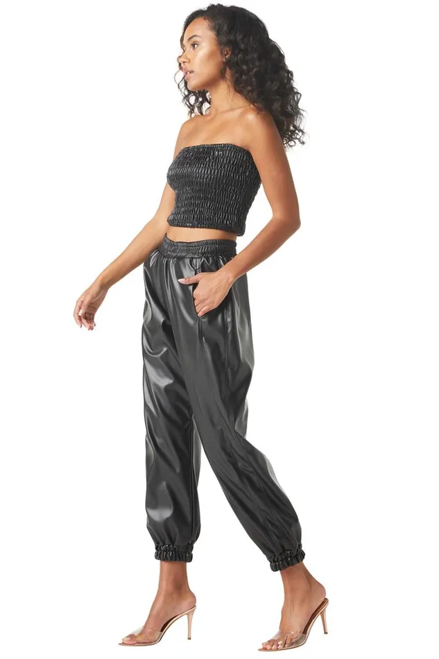 MISA Los Angeles Tops Women ROKSANA BANDEAU Black