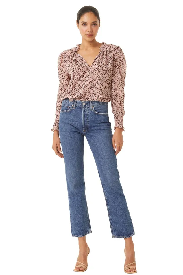 MISA Los Angeles Tops Women SIENA TOP Warm Winter Tile