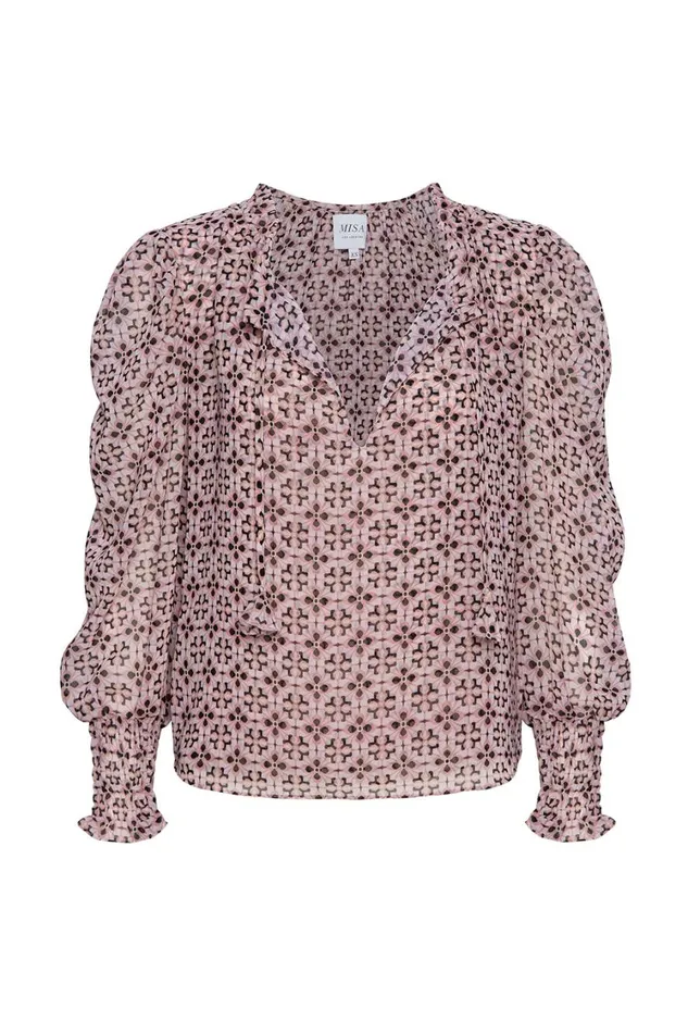 MISA Los Angeles Tops Women SIENA TOP Warm Winter Tile
