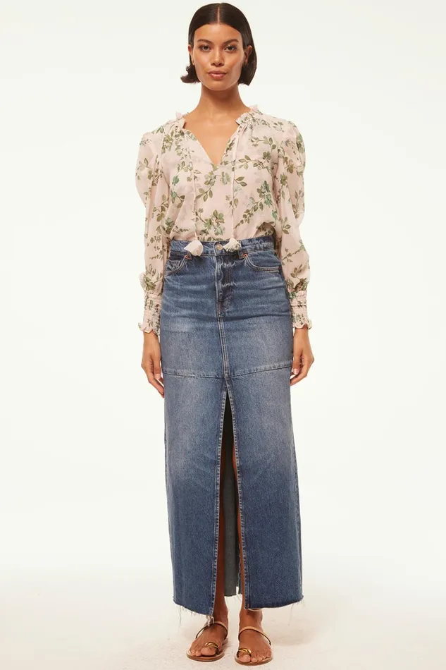 MISA Los Angeles Tops Women SIENA TOP White Sage Botanica