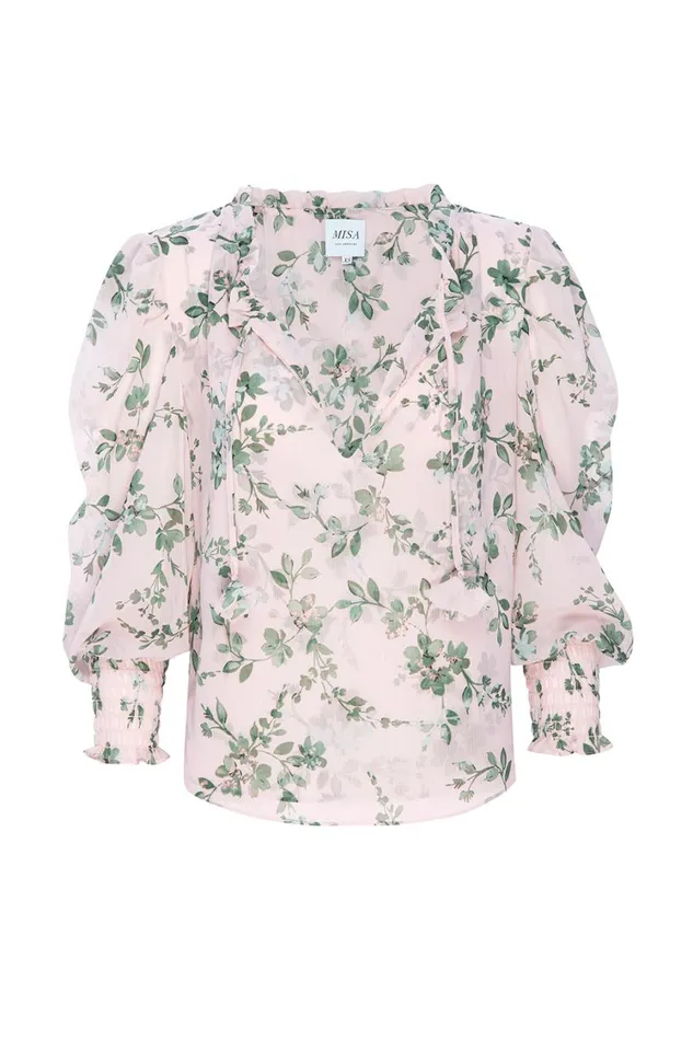 MISA Los Angeles Tops Women SIENA TOP White Sage Botanica