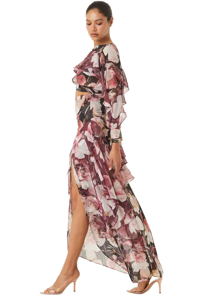 MISA Los Angeles Tops Women SILVANA TOP Flora Tropical Mix