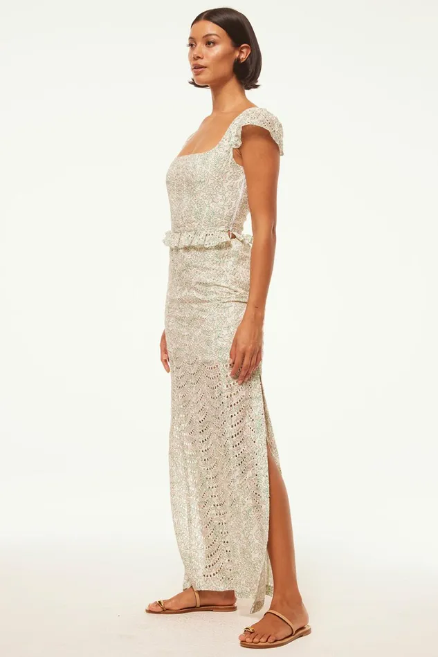 MISA Los Angeles Tops Women SORA TOP Dewdrop Eyelet