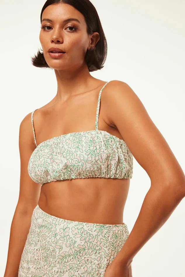 MISA Los Angeles Tops Women TERESA TOP Dewdrop Eyelet