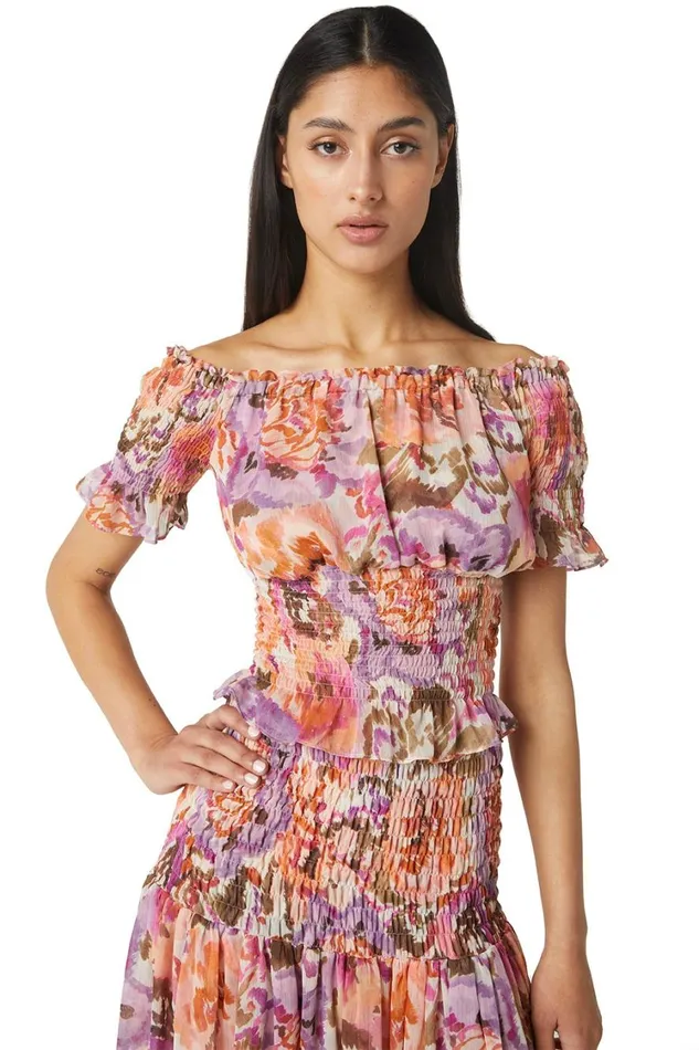 MISA Los Angeles Tops Women TOULAH TOP Sunset Blooms