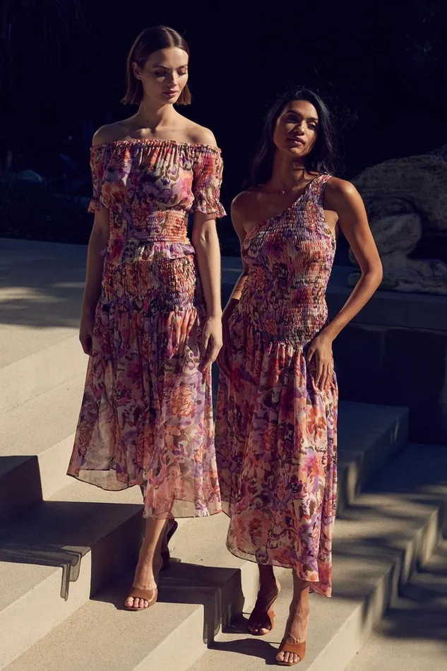 MISA Los Angeles Tops Women TOULAH TOP Sunset Blooms