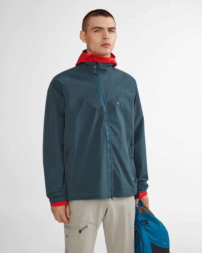 Mithril WindStretch Softshell Jacket Midnight Blue Men Klttermusen Wind Resistant Jackets