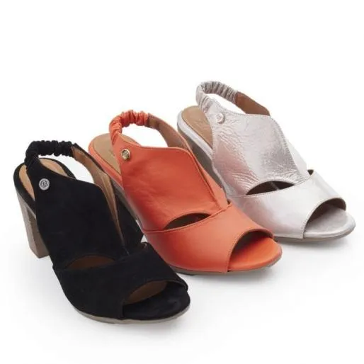 Mylah Black Suede Women Moda In Pelle Heeled Sandals Mylah Black Suede Women Moda In Pelle Heeled Sandals