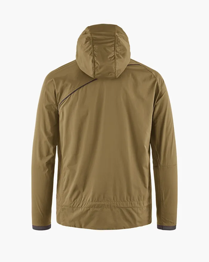 Nal Hooded Windbreaker Jacket Olive Men Klttermusen Wind Resistant Jackets