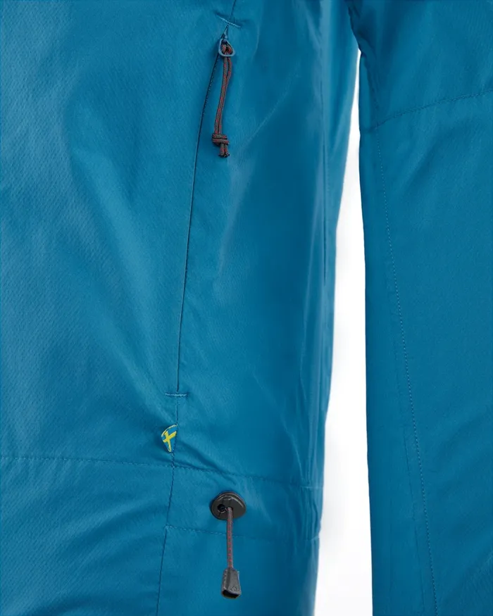 Nal Windbreaker Jacket Blue Sapphire Men Klttermusen Wind Resistant Jackets