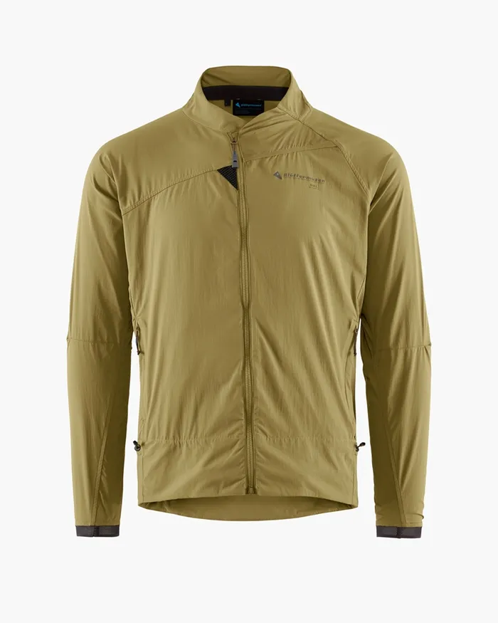Nal Windbreaker Jacket Meadow Green Men Klttermusen Wind Resistant Jackets