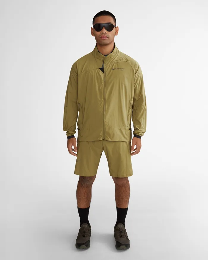 Nal Windbreaker Jacket Meadow Green Men Klttermusen Wind Resistant Jackets