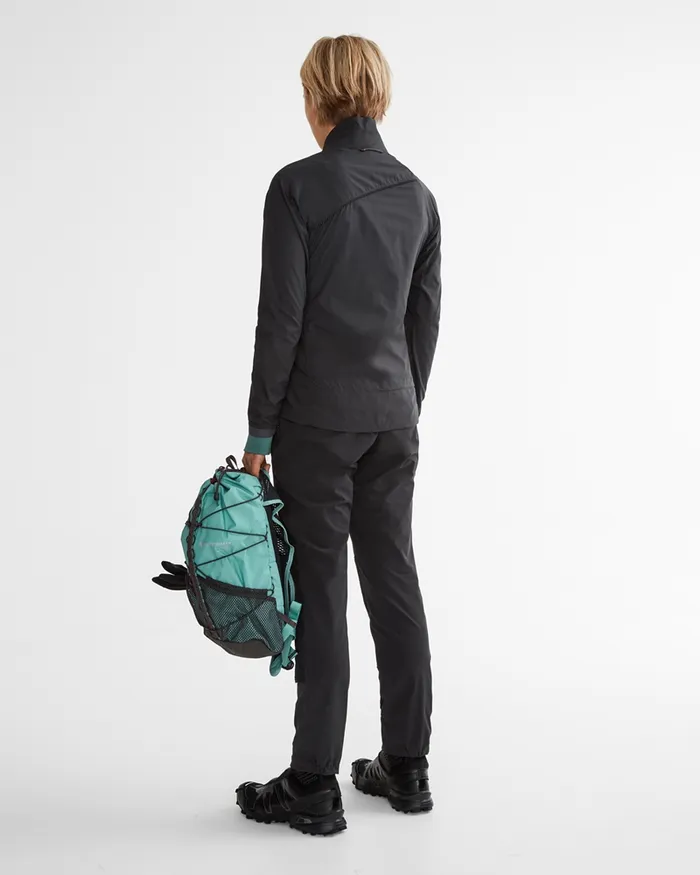 Nal Windbreaker Jacket Swamp Green Women Klttermusen Wind Resistant Jackets