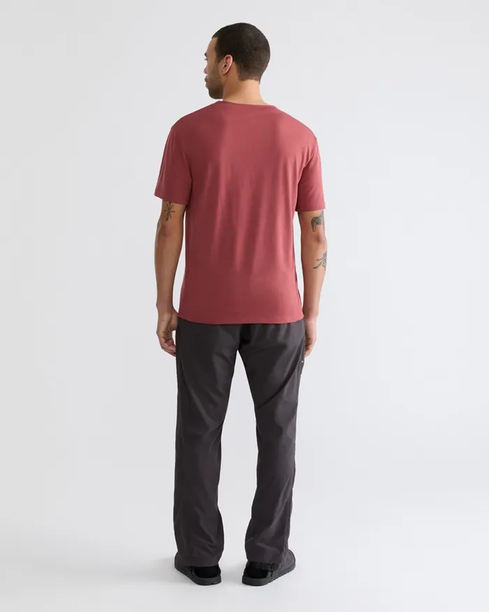 Narfi Short Sleeve Tee Barn Red Men Klttermusen TShirts