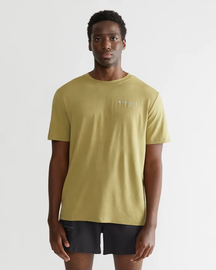 Narfi Short Sleeve Tee Cedar Green Men Klttermusen TShirts