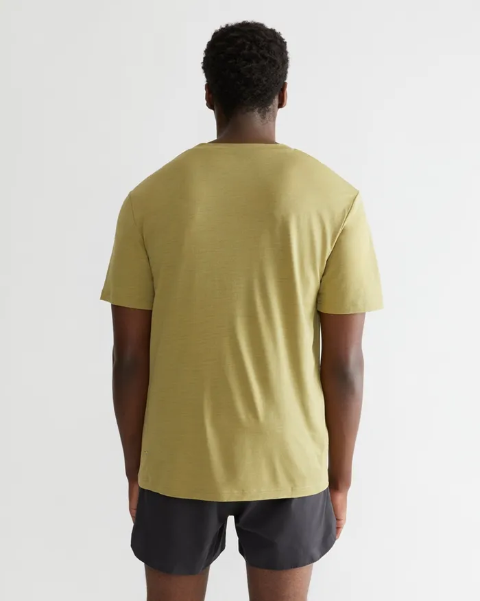 Narfi Short Sleeve Tee Cedar Green Men Klttermusen TShirts