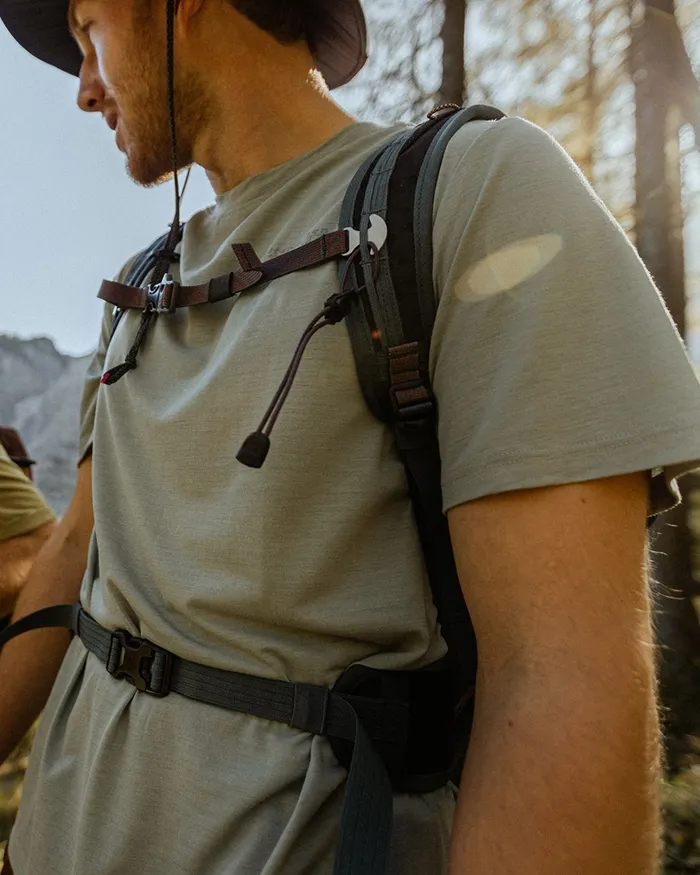 Narfi Short Sleeve Tee Fluorite Grey Men Klttermusen TShirts