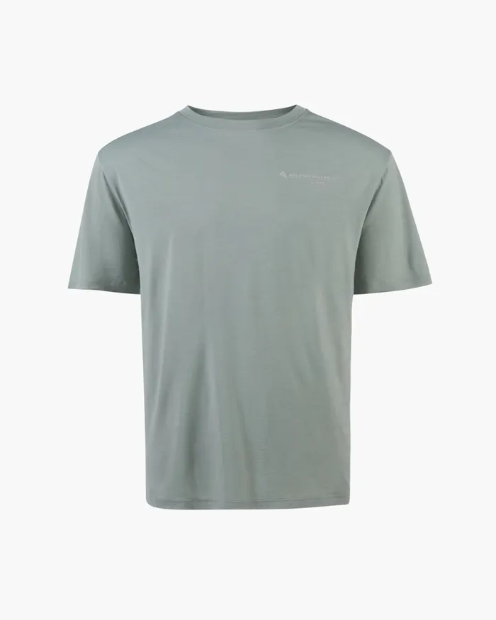 Narfi Short Sleeve Tee Fluorite Grey Men Klttermusen TShirts
