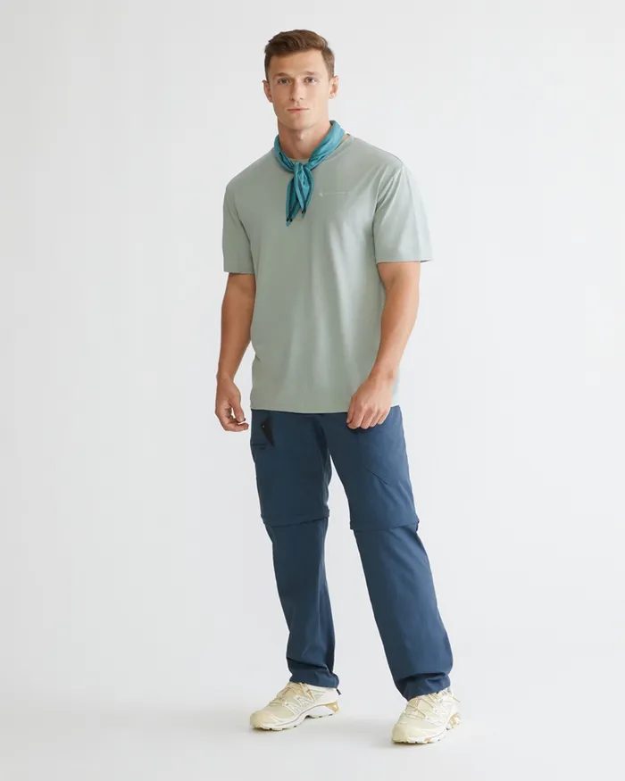 Narfi Short Sleeve Tee Fluorite Grey Men Klttermusen TShirts