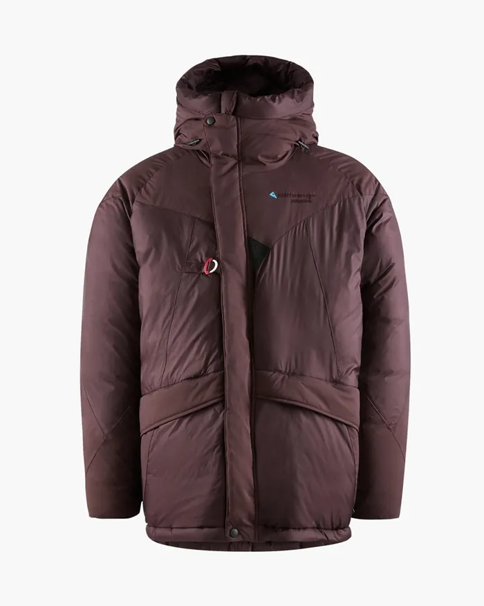 Nifelheim Expedition Down Jacket Amaranth Red Men Klttermusen Down and Insulated Jackets