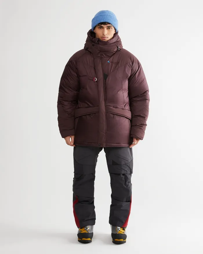 Nifelheim Expedition Down Jacket Amaranth Red Men Klttermusen Down and Insulated Jackets