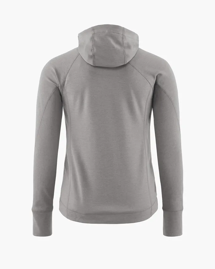Njorun 20 Hoodie Dove Grey Women Klttermusen Fleeces and Sweaters
