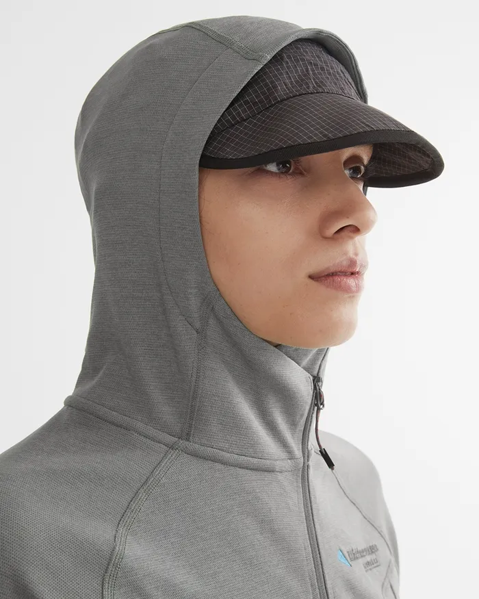 Njorun 20 Hoodie Dove Grey Women Klttermusen Fleeces and Sweaters