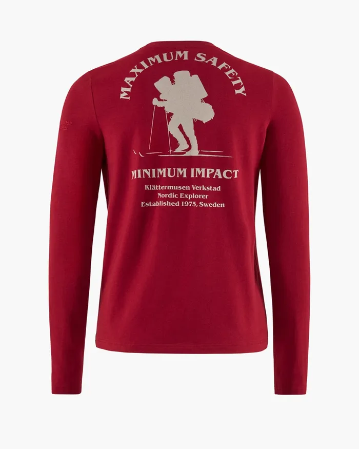 Nordic Explorer Limited Edition LS Tee Burnt Russet Women Klttermusen TShirts