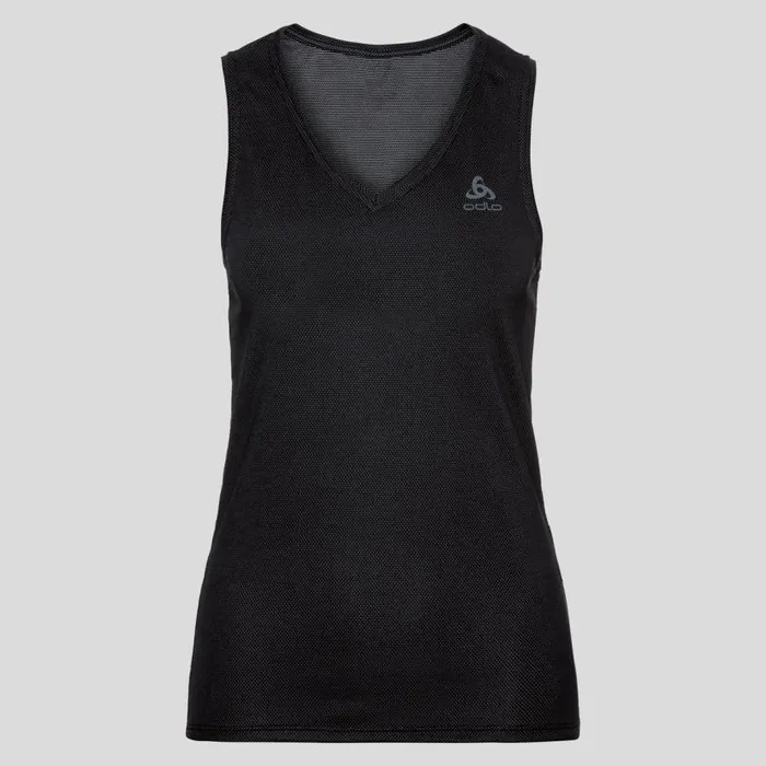 Odlo Base Layers The Active FDry Light VNeck Base Layer Singlet Black 8211 Women