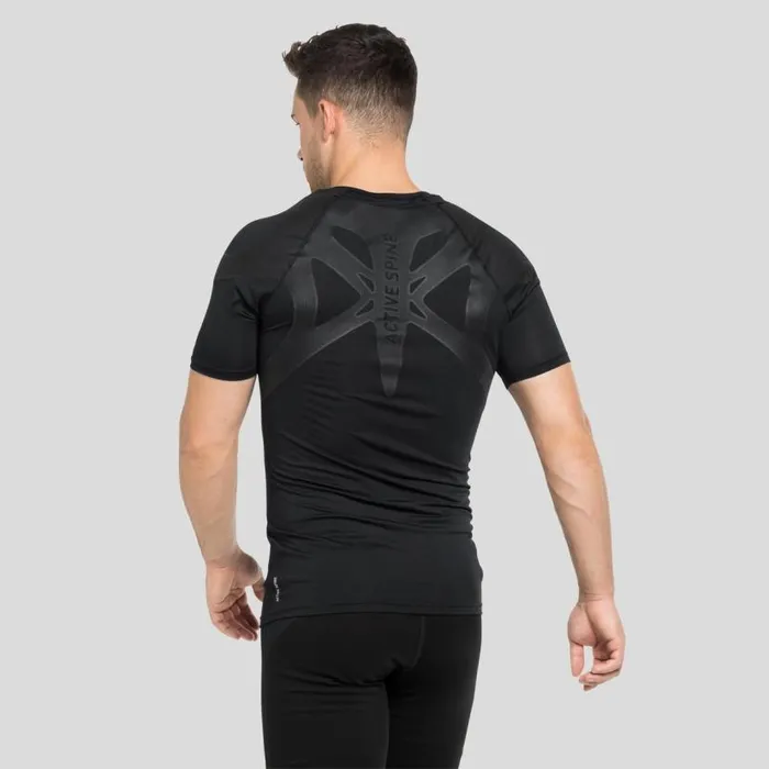 Odlo Base Layers The Active Spine 20 Running TShirt Black 8211 Men