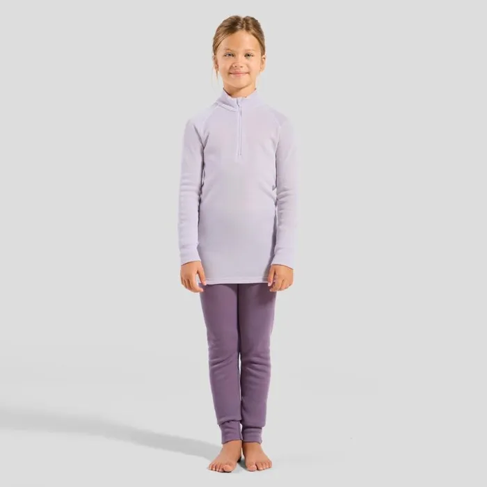Odlo Base Layers The Active Warm 039 Base Layer HalfZip Misty Lilac 8211 Kids