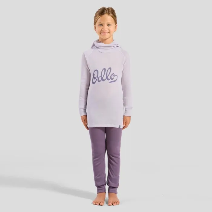 Odlo Base Layers The Active Warm 039 Base Layer With Facemask Misty Lilac 8211 Kids
